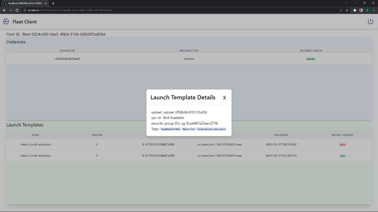 Launch Template